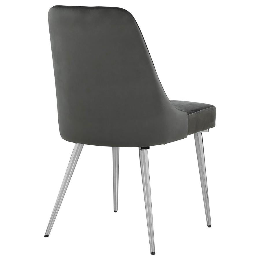 Cabianca Upholstered Dining Side Chair Grey (Set of 2) - 191442