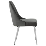 Cabianca Upholstered Dining Side Chair Grey (Set of 2) - 191442
