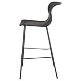 Mckinley Faux Rattan Metal Bar Chair Brown (Set of 2) - 192040