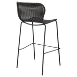Mckinley Faux Rattan Metal Bar Chair Brown (Set of 2) - 192040
