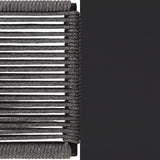 Jerome Woven Rope Stackable Side Chair Charcoal (Set of 2) - 192062