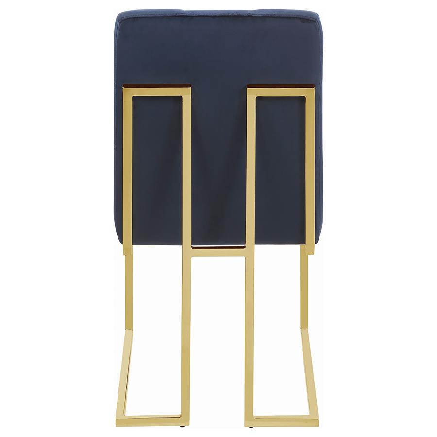 Cisco Velvet Upholstered Dining Side Chair Gold (Set of 2) - 192493