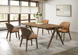 Randolph 5-piece Rectangular Dining Table Sheesham and Brown - 192521-S5