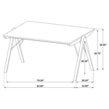 Randolph 7-piece Rectangular Dining Table Sheesham and Brown - 192521-S7
