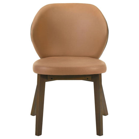 Randolph Dining Side Chair Butterscotch and Brown (Set of 2) - 192522