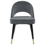 Lindsey Upholstered Dining Side Chair Grey (Set of 2) - 192542