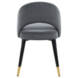Lindsey Upholstered Dining Side Chair Grey (Set of 2) - 192542