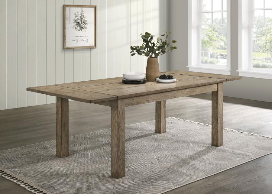 Cardova 87-inch Solid Wood Extension Dining Table Vineyard Oak - 192921