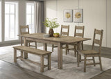 Cardova 51-inch Solid Wood Dining Bench Vineyard Oak - 192923