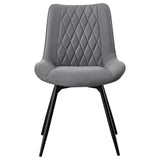 Diggs Upholstered Swivel Dining Side Chair Grey (Set of 2) - 193312