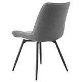 Diggs Upholstered Swivel Dining Side Chair Grey (Set of 2) - 193312