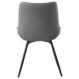 Diggs Upholstered Swivel Dining Side Chair Grey (Set of 2) - 193312