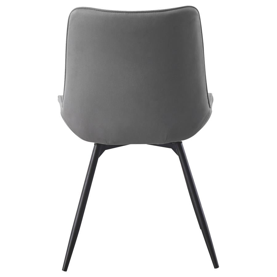 Diggs Upholstered Swivel Dining Side Chair Grey (Set of 2) - 193312