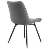 Diggs Upholstered Swivel Dining Side Chair Grey (Set of 2) - 193312