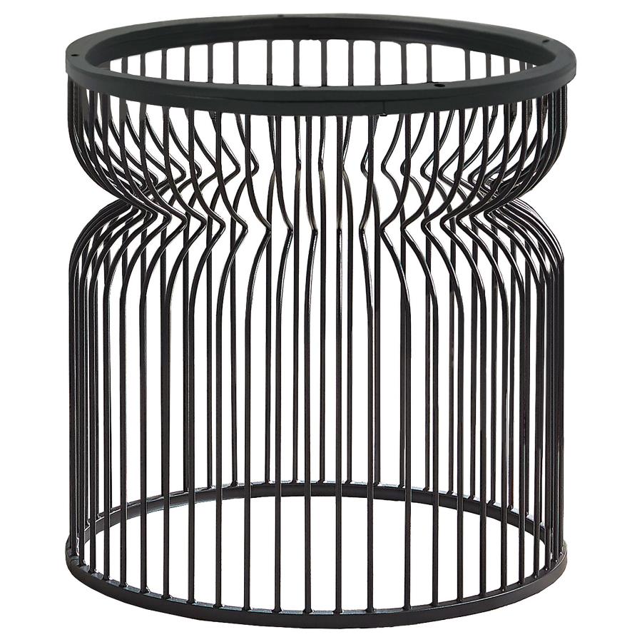 Granvia Round Metal Dining Table Base Gunmetal - 193511