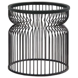 Granvia Round Metal Dining Table Base Gunmetal - 193511