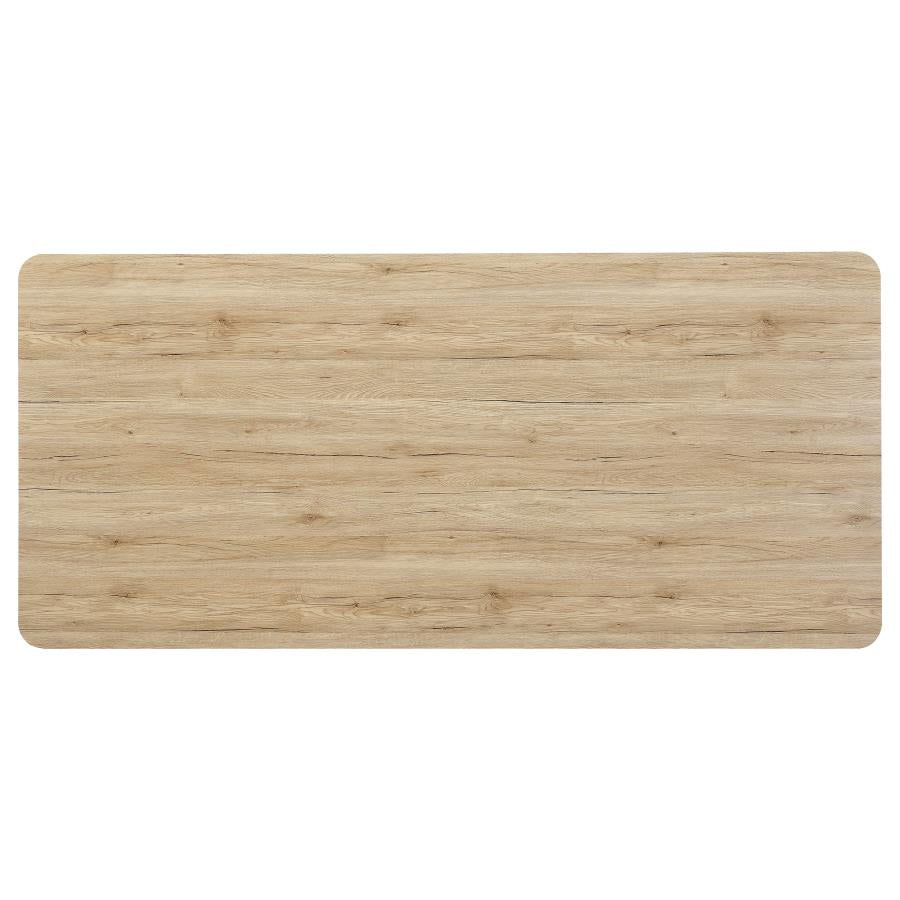 Altus 80-inch Composite Wood Dining Table Natural Oak - 193531