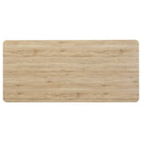 Altus 80-inch Composite Wood Dining Table Natural Oak - 193531