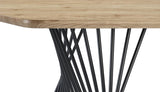 Altus 80-inch Composite Wood Dining Table Natural Oak - 193531