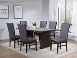 Sherwood 7-piece Rectangular Dining Table Set Brown - 193591-S7