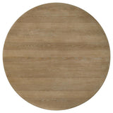 Adina 5-piece Round Dining Table Set Distressed Light Brown - 193610-S5