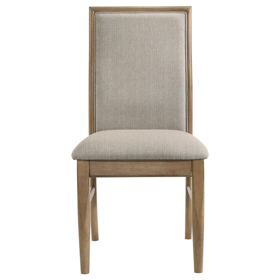 Adina 8-piece Extension Dining Set Distressed Light Brown - 193611-S8