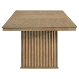 Adina 89-inch Extension Dining Table Distressed Light Brown - 193611