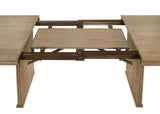 Adina 89-inch Extension Dining Table Distressed Light Brown - 193611