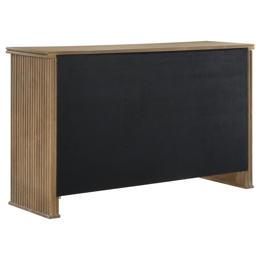 Adina 3-door 59-inch Sideboard Server Distressed Light Brown - 193615