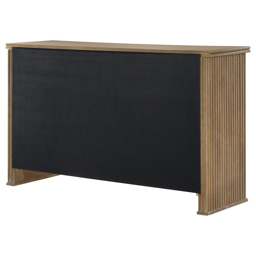 Adina 3-door 59-inch Sideboard Server Distressed Light Brown - 193615