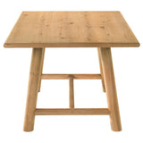 Duncan 7-piece Rectangular Wood Dining Table Set Washed Oak - 193651-S7