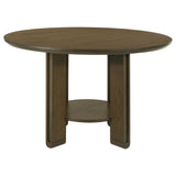 Ottowa 5-piece Round Wood Dining Room Table Set Brown - 193660-S5