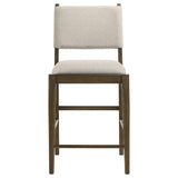 Ottowa Upholstered Counter Side Chair Brown (Set of 2) - 193669