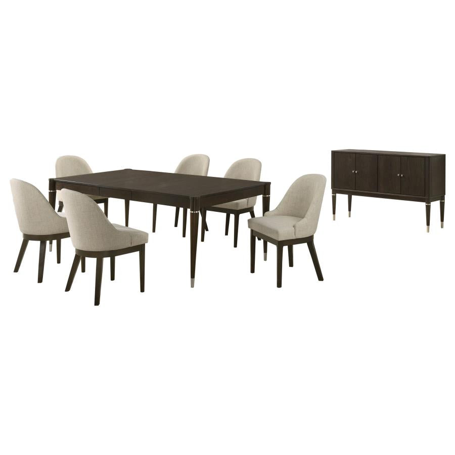Reseda 8-piece Dining Set With Sideboard Ash Brown - 193671-S8