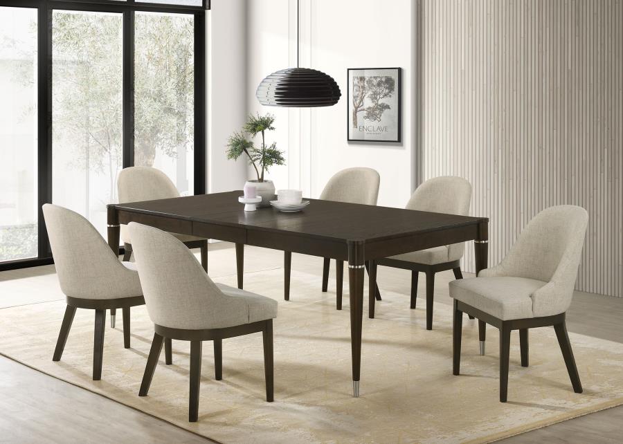 Reseda Upholstered Dining Side Chair Beige (Set of 2) - 193672