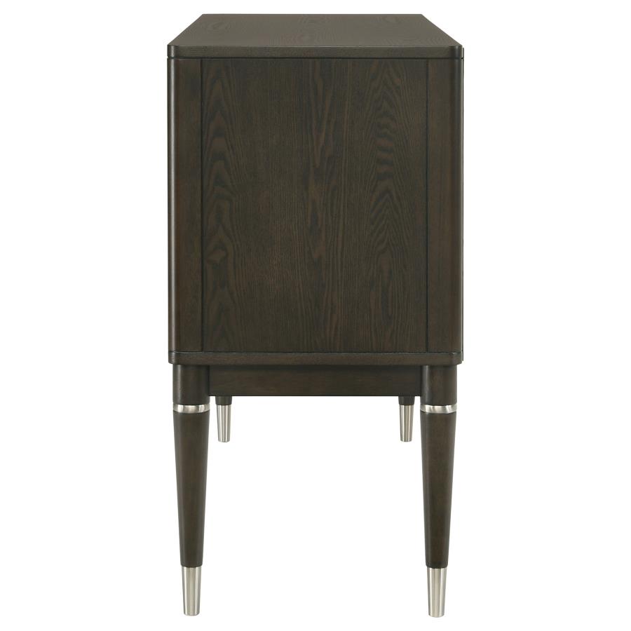 Reseda 4-door Dining Sideboard Server with Shelves Ash Brown - 193675