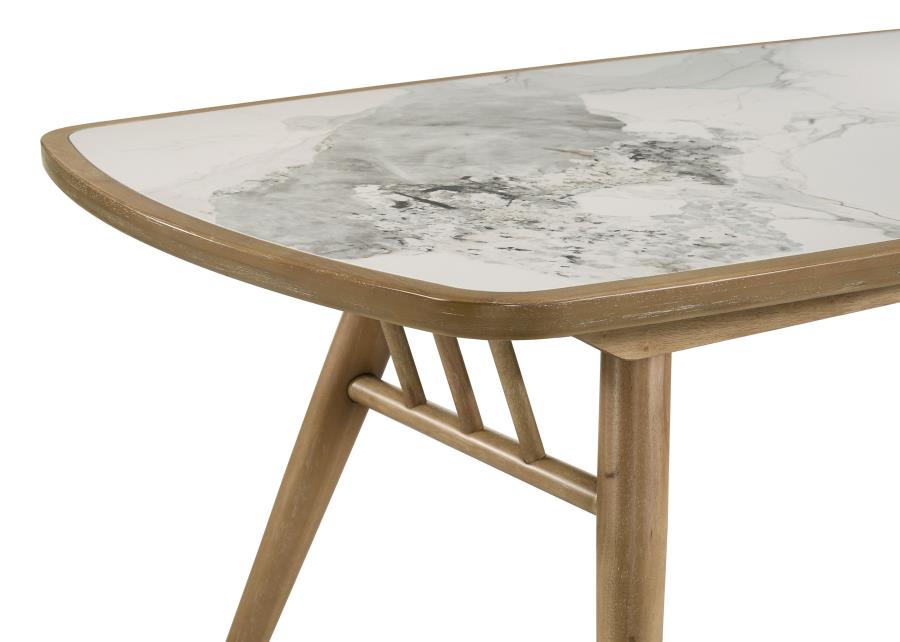 Croyden 73-inch Rectangular Dining Table Weathered Natural - 193731