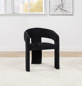 Carlow Upholstered Dining Arm Chair Black (Set of 2) - 193813BLK