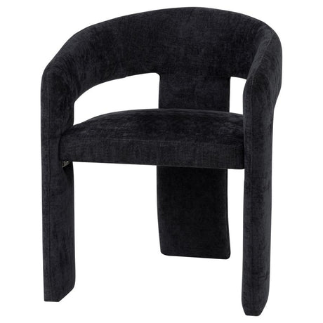 Carlow Upholstered Dining Arm Chair Black (Set of 2) - 193813BLK