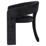 Carlow Upholstered Dining Arm Chair Black (Set of 2) - 193813BLK