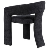 Carlow Upholstered Dining Arm Chair Black (Set of 2) - 193813BLK