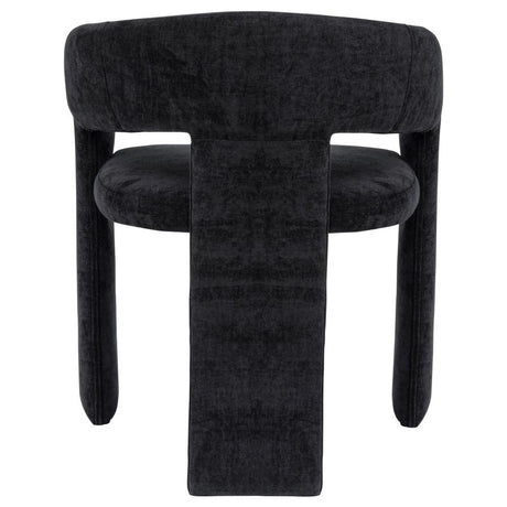 Carlow Upholstered Dining Arm Chair Black (Set of 2) - 193813BLK
