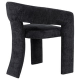 Carlow Upholstered Dining Arm Chair Black (Set of 2) - 193813BLK