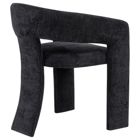 Carlow Upholstered Dining Arm Chair Black (Set of 2) - 193813BLK