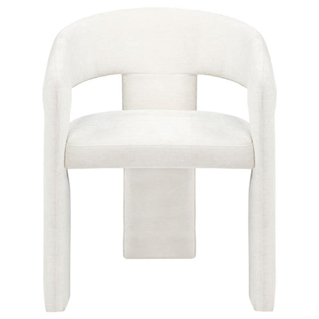 Carlow Upholstered Dining Arm Chair White (Set of 2) - 193813WHT