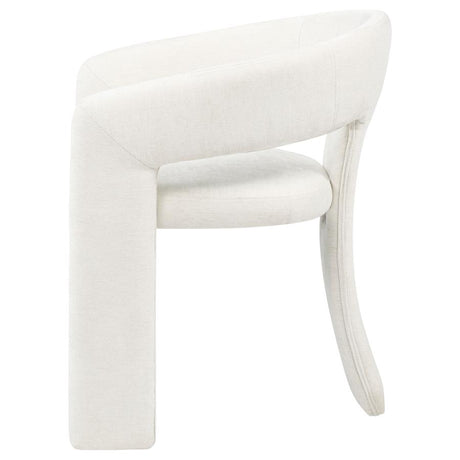 Carlow Upholstered Dining Arm Chair White (Set of 2) - 193813WHT