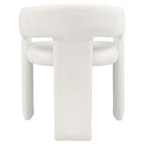Carlow Upholstered Dining Arm Chair White (Set of 2) - 193813WHT
