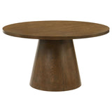 Franklin 5-piece 54-inch Round Dining Table Set Dark Brown - 193830-S5