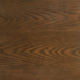 Franklin 54-inch Round Wood Pedestal Base Dining Table Dark Brown - 193830