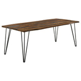 Neve 80-inch Live Edge Dining Table Grey Sheesham - 193861
